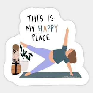 Happy place Sticker